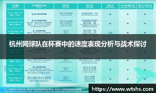 杭州网球队在杯赛中的速度表现分析与战术探讨